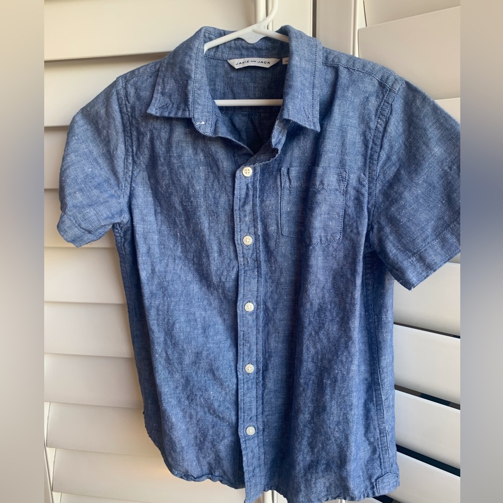 Janie and Jack Linen Shirt